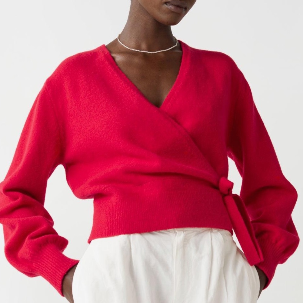 & Other Stories Wrap Cardigan
